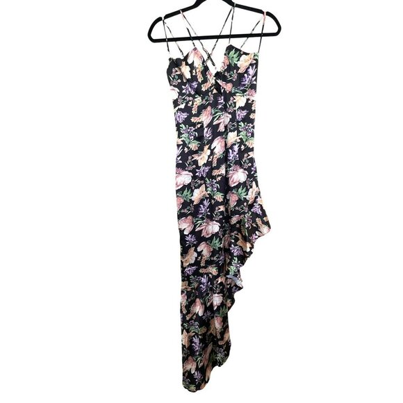 Nookie Simone Frill Maxi Dress Floral NWT Size XS - Picture 4 of 8